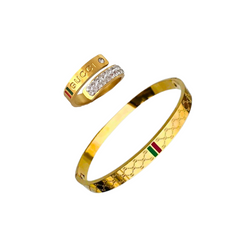 Charm Bracelet & Ring Set