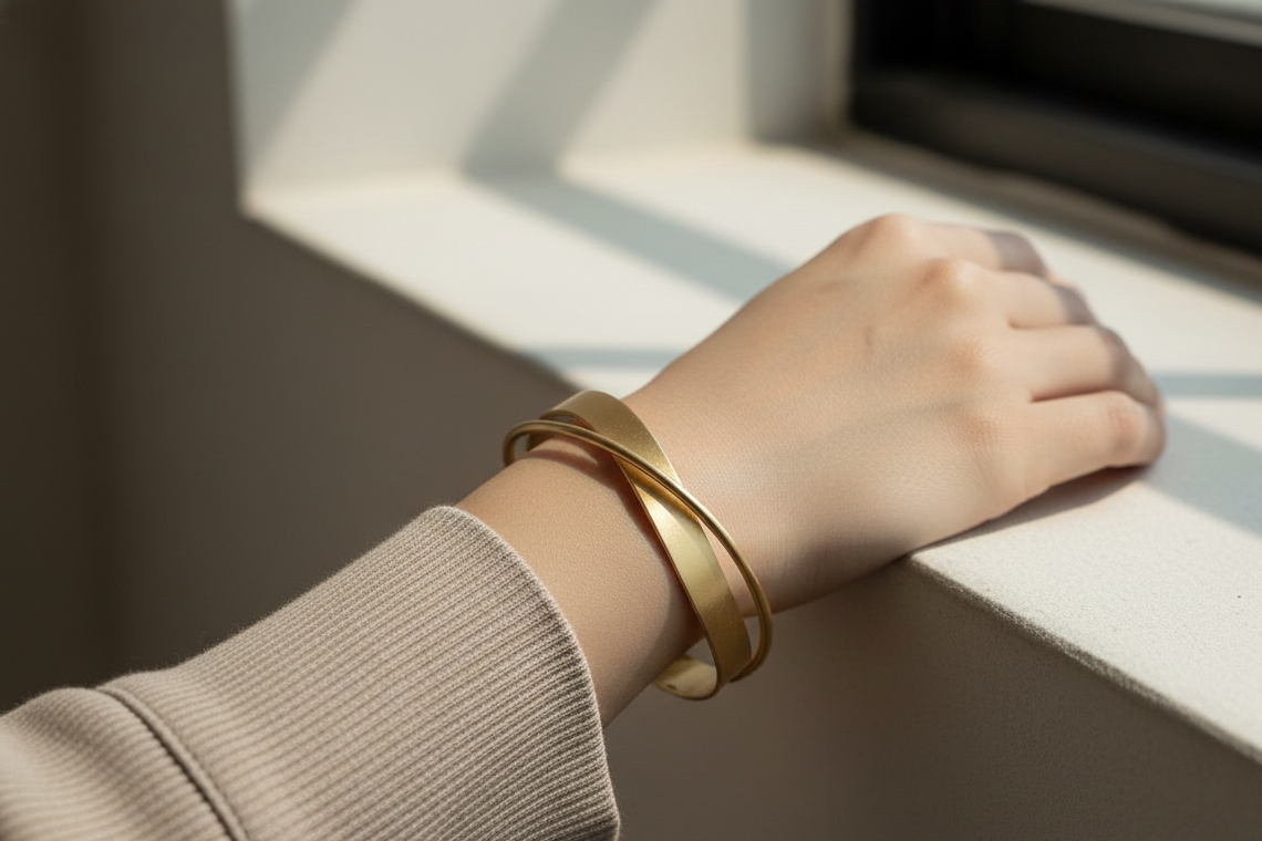 Cross Hand Bracelet Adjustable