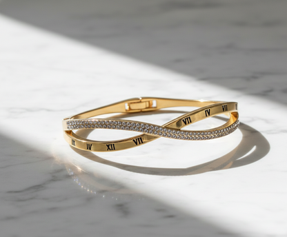 Roman Crossover Hand Bracelet