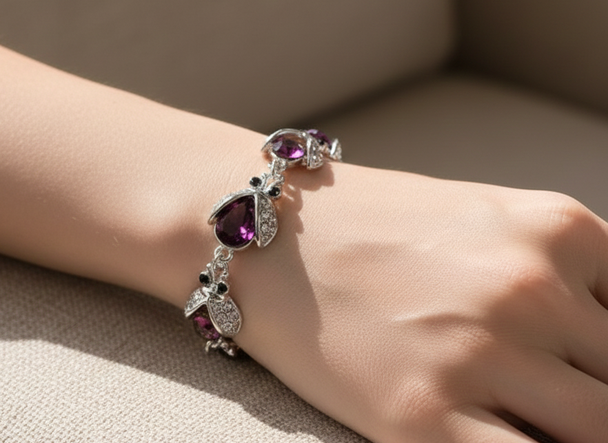 Rose Hand Bracelet Openable