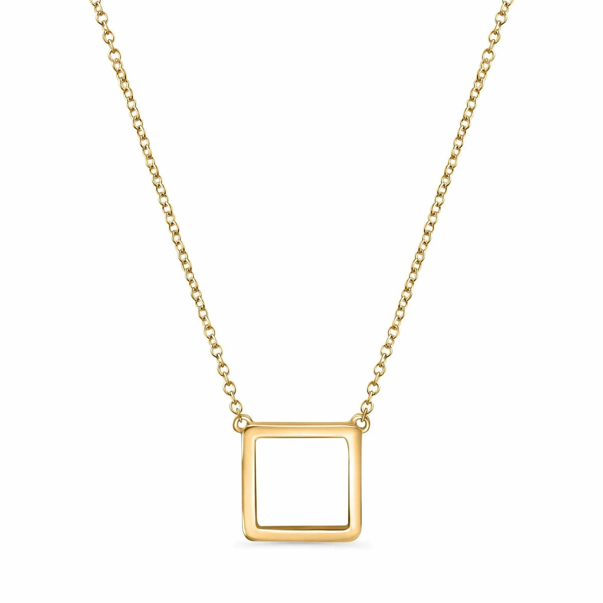 Square Hollow Necklace