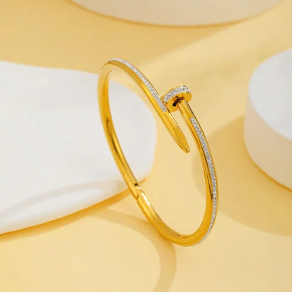 Nail Stoned Bangle