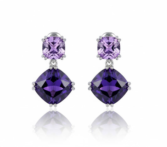 Rectangle Cushion Earrings